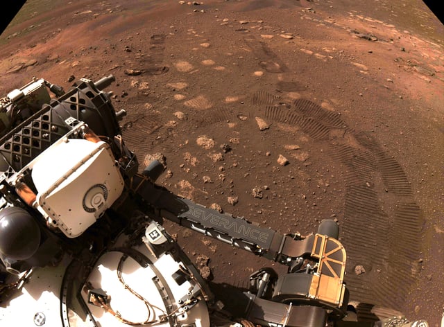 Nasa's new Mars rover hits the dusty red road in first trip | NewsChain