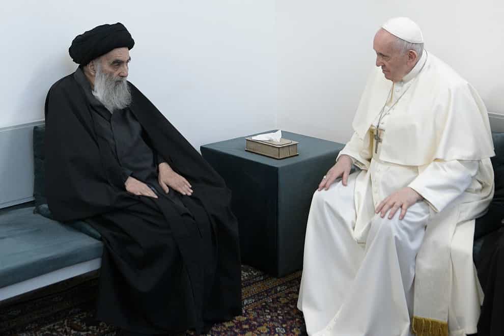 Pope Francis and Grand Ayatollah Ali al-Sistani