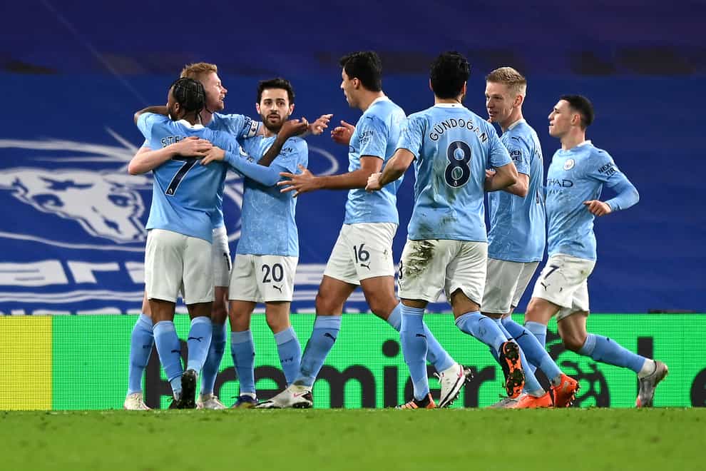 Manchester City are hoping to extend their winning run with victory over derby rivals Manchester United
