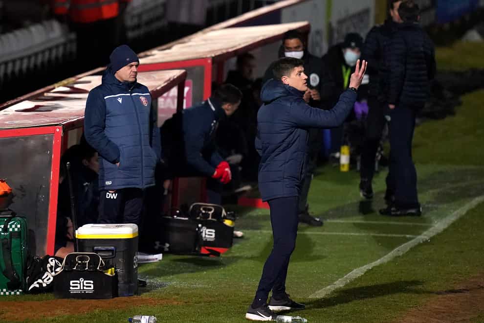 Stevenage manager Alex Revell insists there is work to be done despite victory over Harrogate