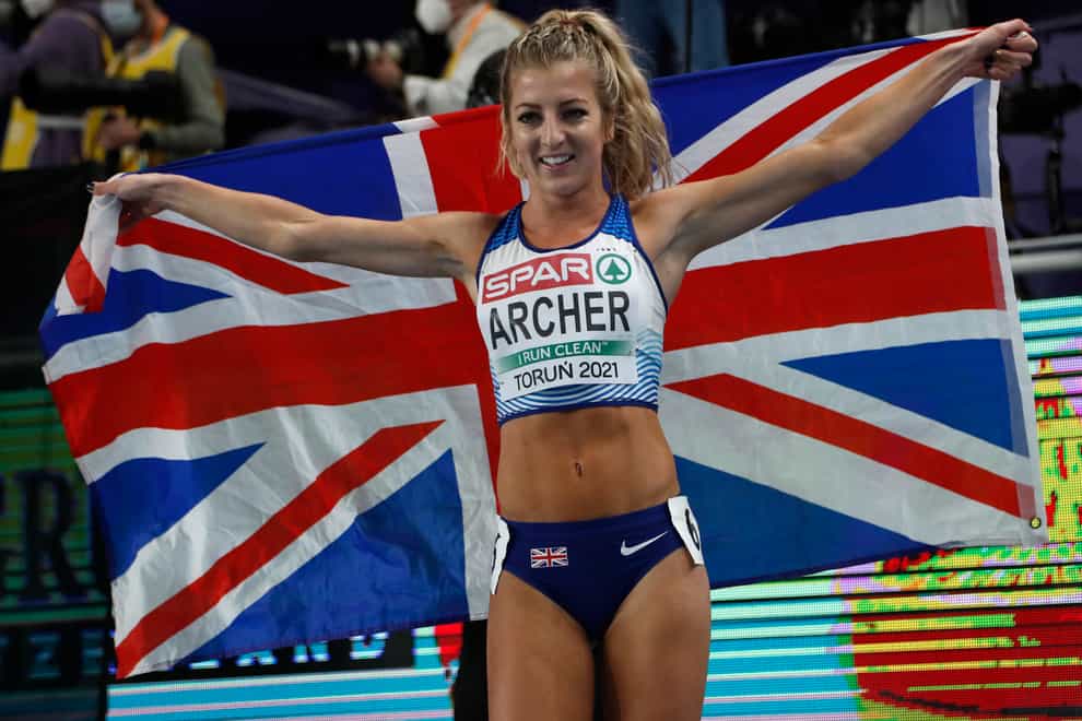 Holly Archer had a nervous wait before being reinstated as winner of the silver medal in the women's 1500 metres