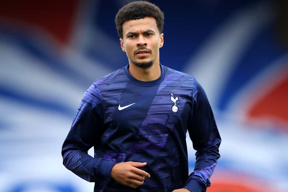 Dele Alli played five minutes of Tottenham's 1-1 draw with Crystal Palace in December