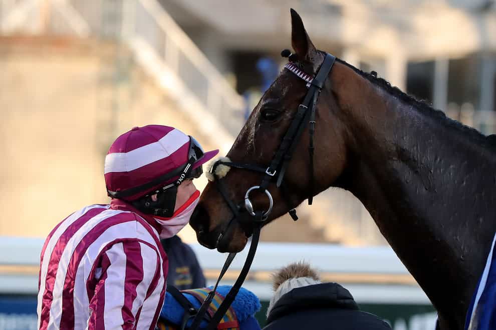 Mitchouka and Ricky Doyle after their Leopardstown win