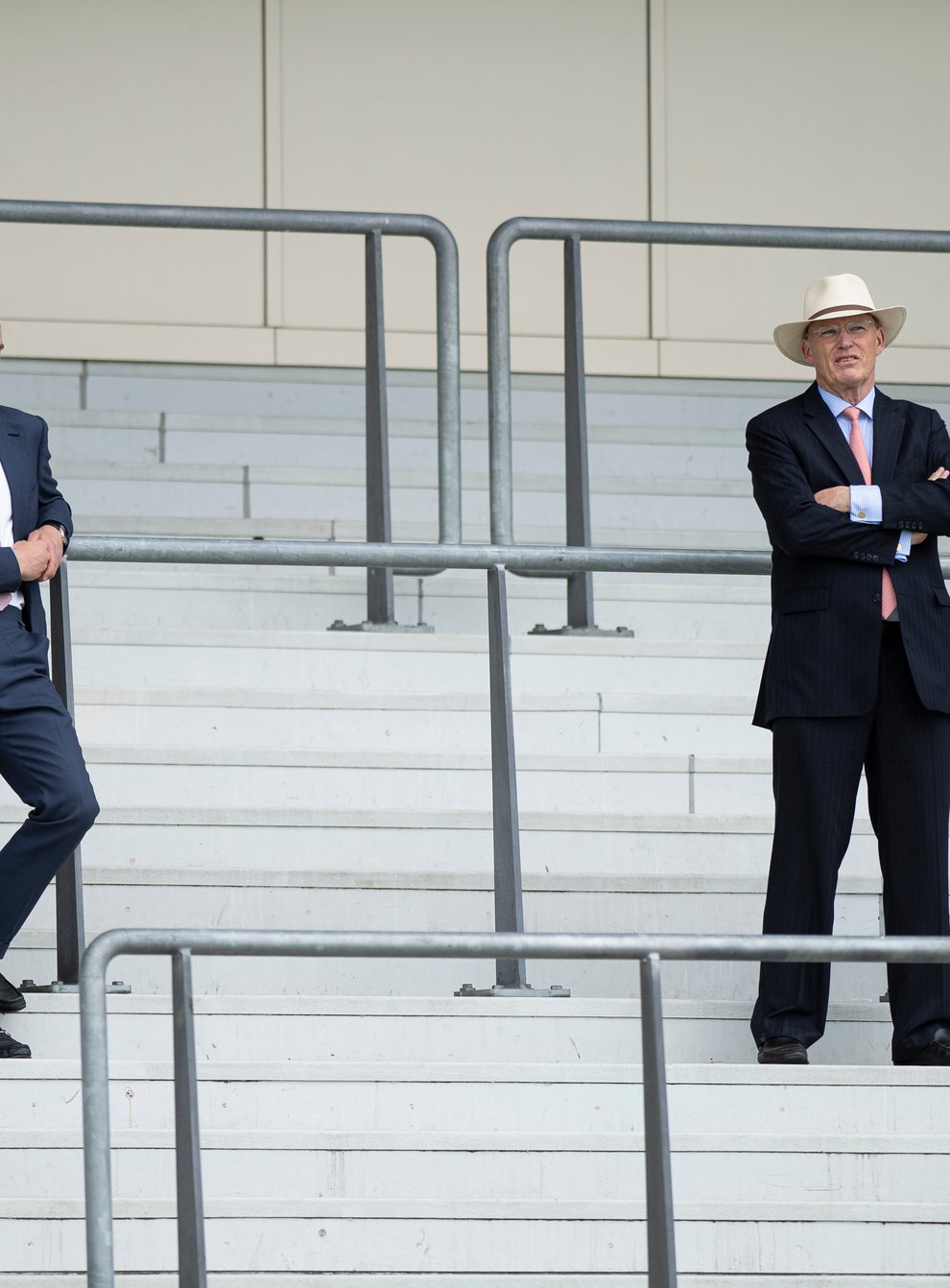 Thady Gosden (left) and his father John are set to hold a joint licence for the start of the new Flat season