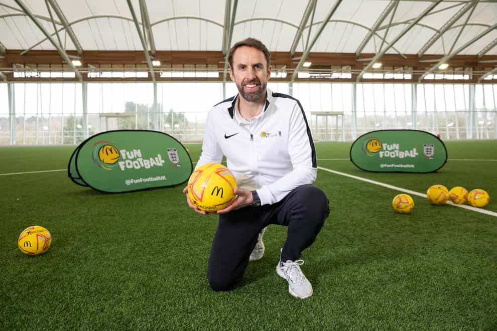 Gareth Southgate launches the nominations for The FA & McDonald's Grassroots Football Awards 2021 at St George's Park