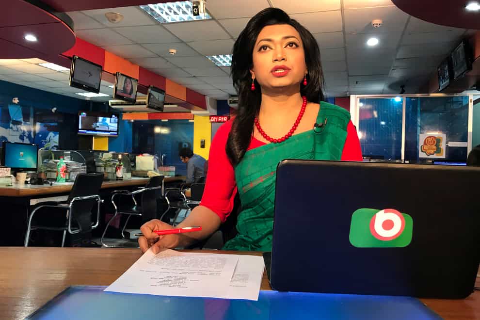 Bangladesh’s first transgender news anchor Tashnuva Anan Shishir