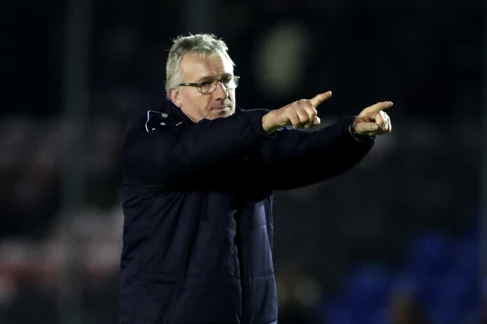 Tim Flowers on the touchline