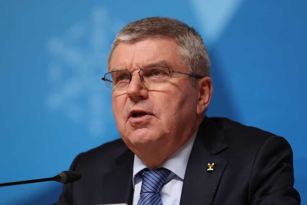 IOC president Thomas Bach says his organisation will support Tokyo 2020 on the issue of overseas spectators