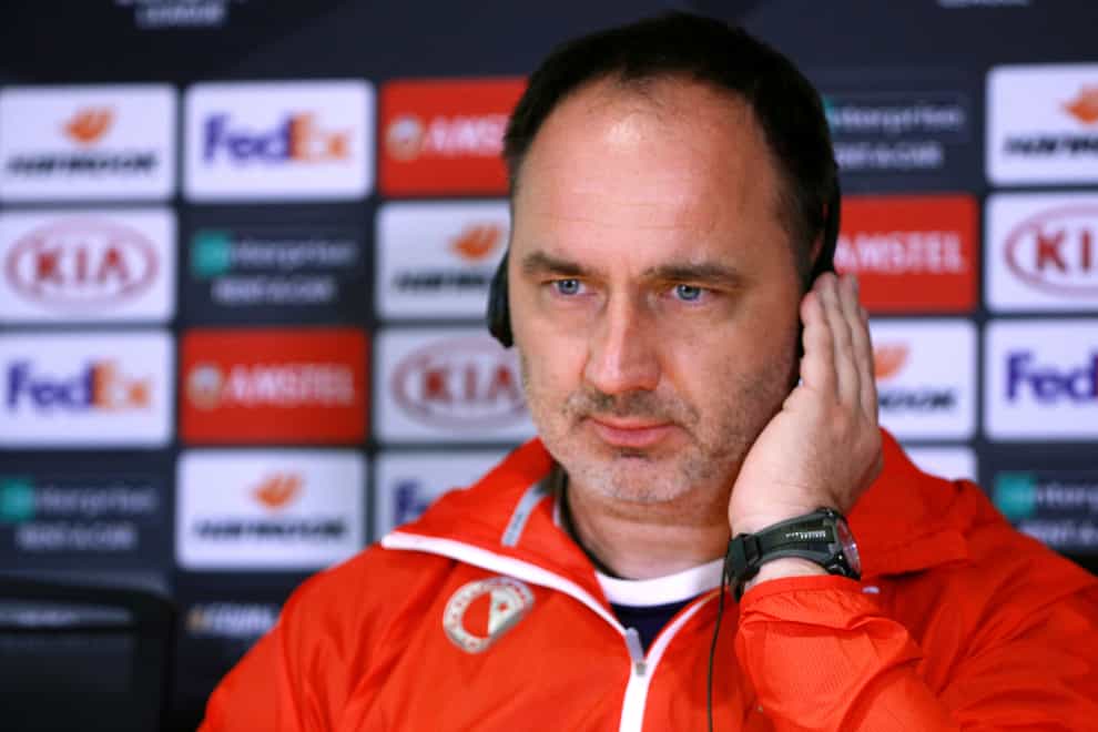 Slavia Prague manager Jindrich Trpisovsky is looking forward to meting Steven Gerrard