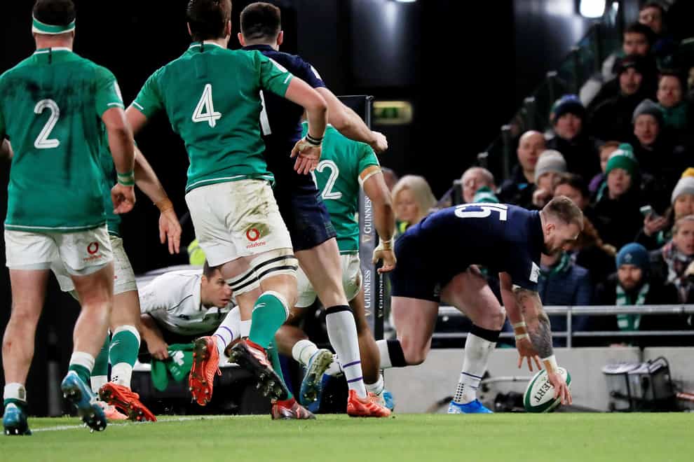 Stuart Hogg dropped the ball with the chance to earn Scotland a rare win over Ireland