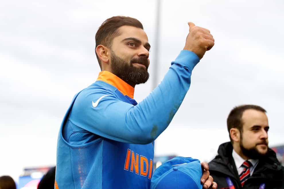 Virat Kohli insists England are favourites to win the T20 World Cup later this year (Martin Rickett/PA)