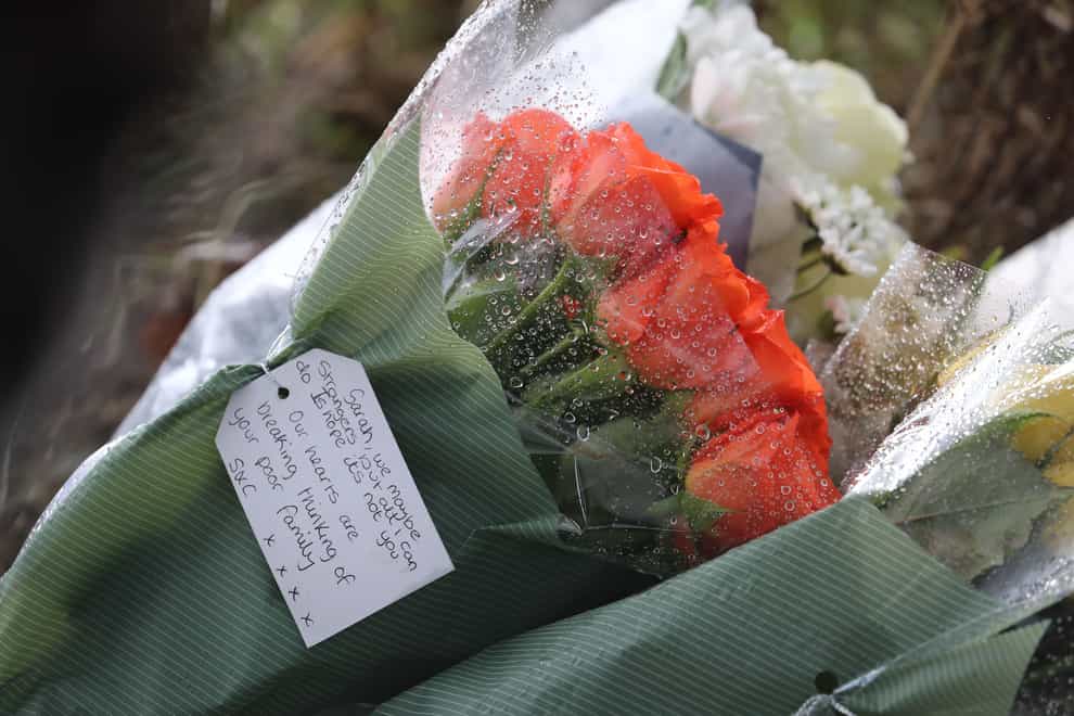 Flowers from members of the public