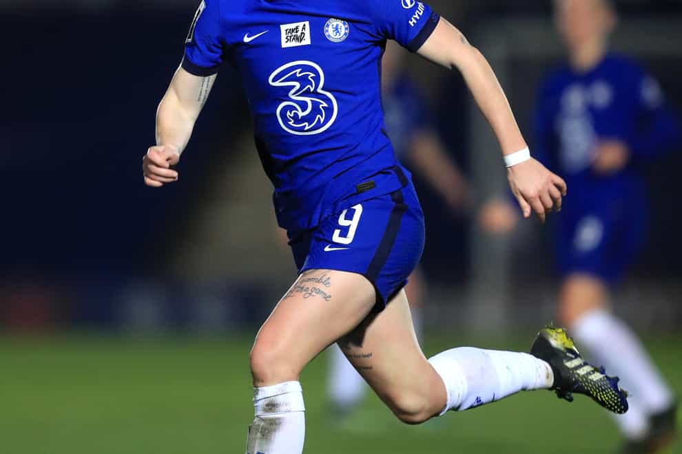 Beth England came off in the first half of Chelsea's match against Atletico Madrid on Wednesday