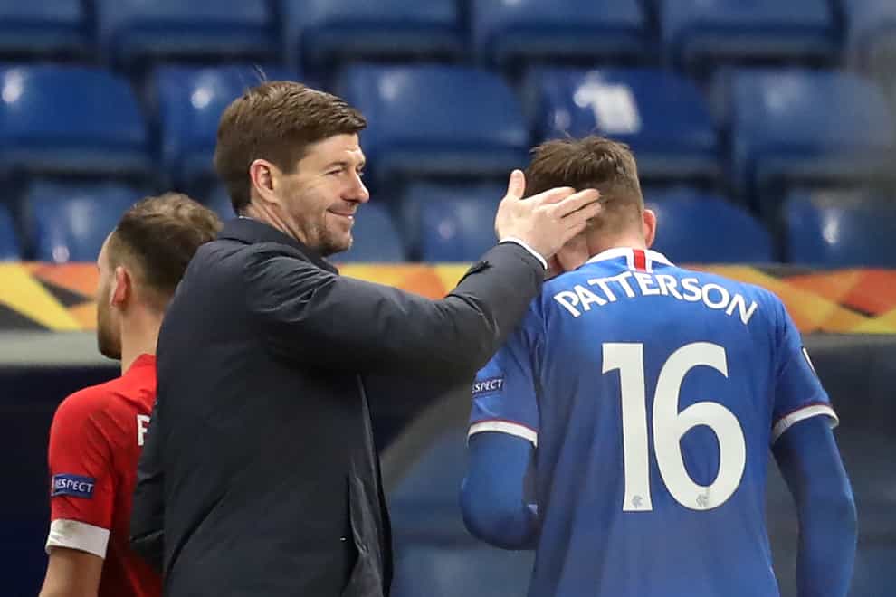 Rangers manager Steven Gerrard has high hopes for Nathan Patterson