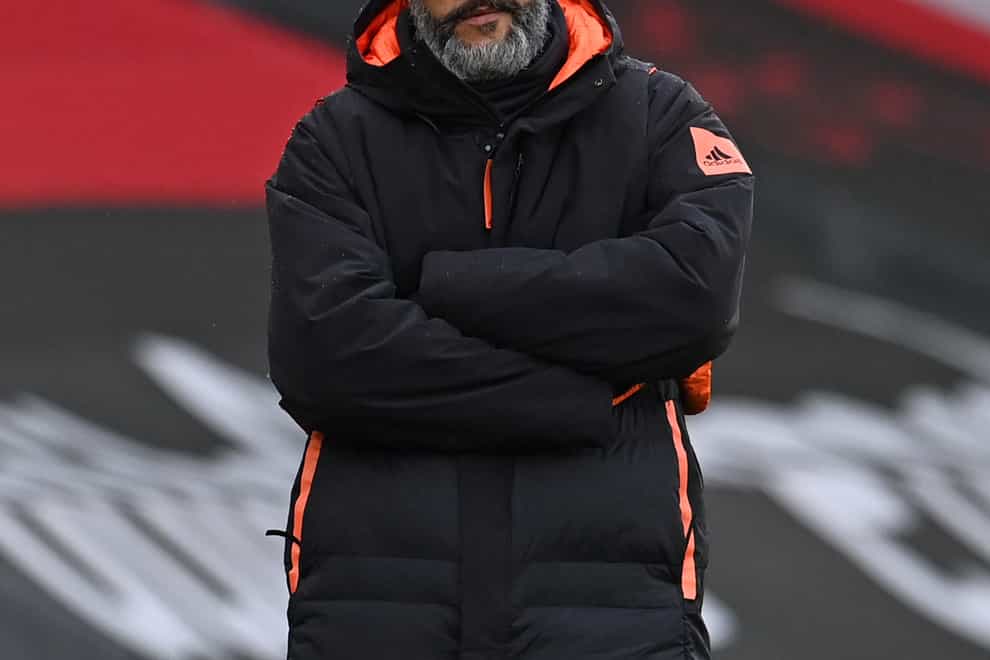 Nuno Espirito Santo admitted he misses the chance to catch up with managers after a game (Andy Rain/PA)