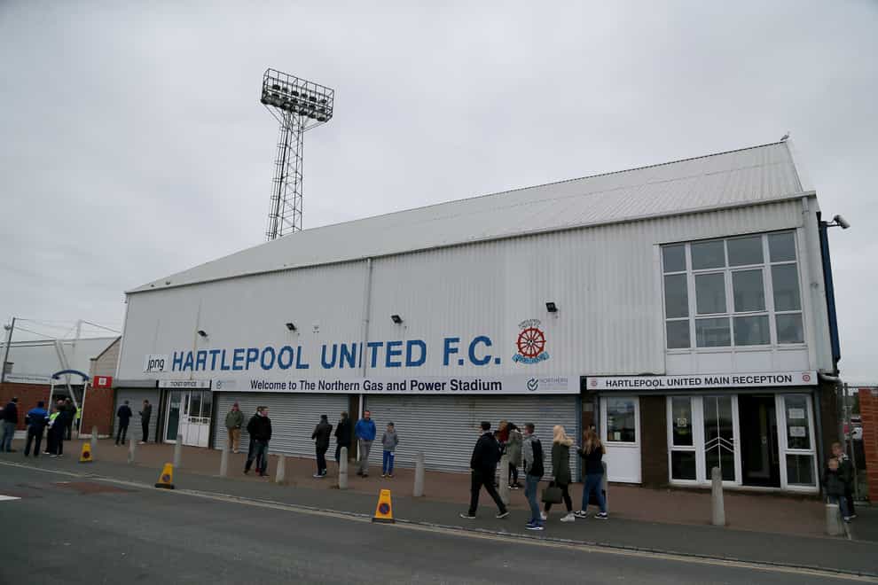 Ten-man Hartlepool played out a goalless draw with Eastleigh