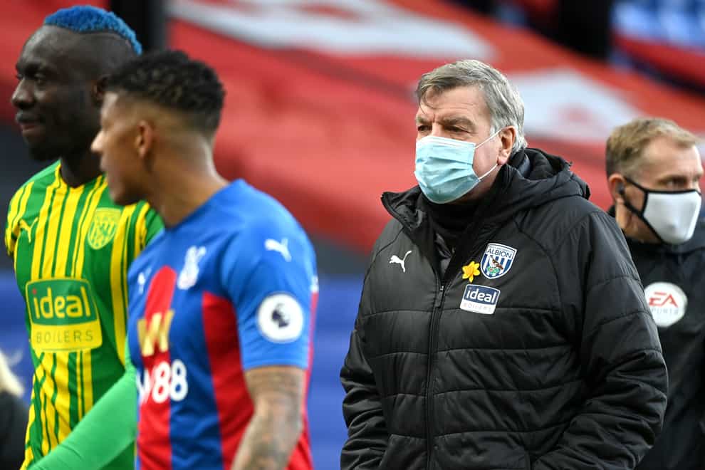 Sam Allardyce says West Brom need to win six of their final nine games to stay up