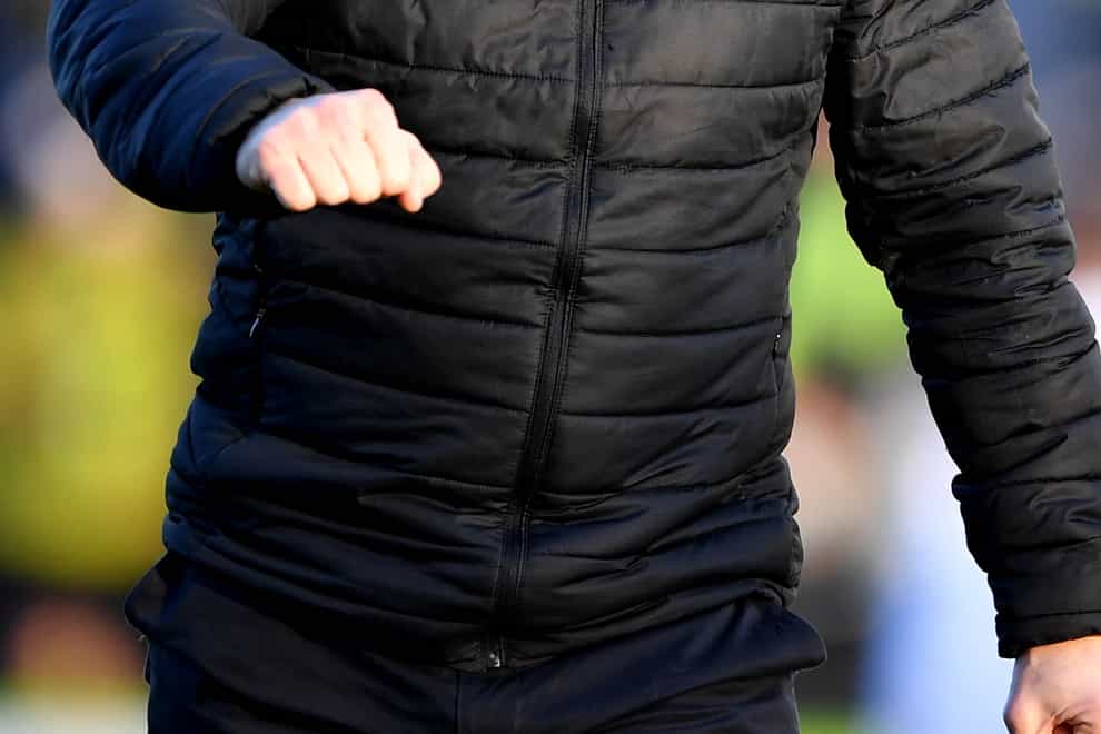 Forest Green’s manager Mark Cooper celebrated his 300th managerial win