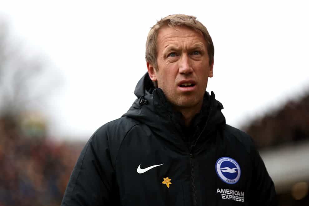 Brighton boss Graham Potter believes you cannot be fearful of being sacked as a football manager