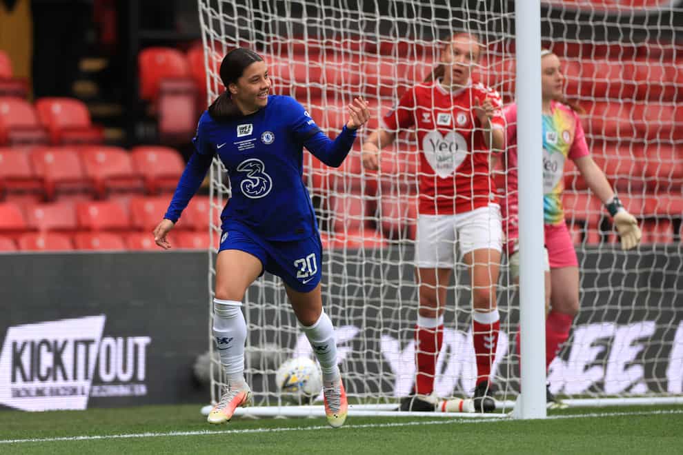Chelsea Women eased to glory with a routine victory over Bristol City