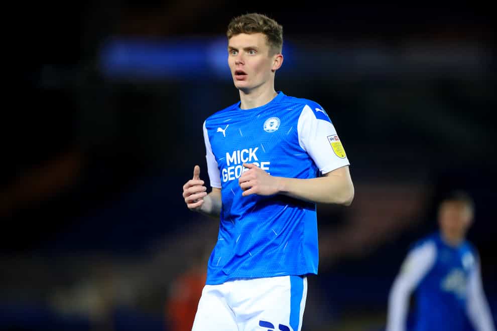 Peterborough’s Ethan Hamilton is suspended for the League One clash with Portsmouth