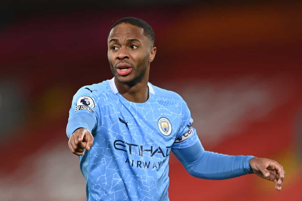 Raheem Sterling is back in the Manchester City squad after being left out at the weekend