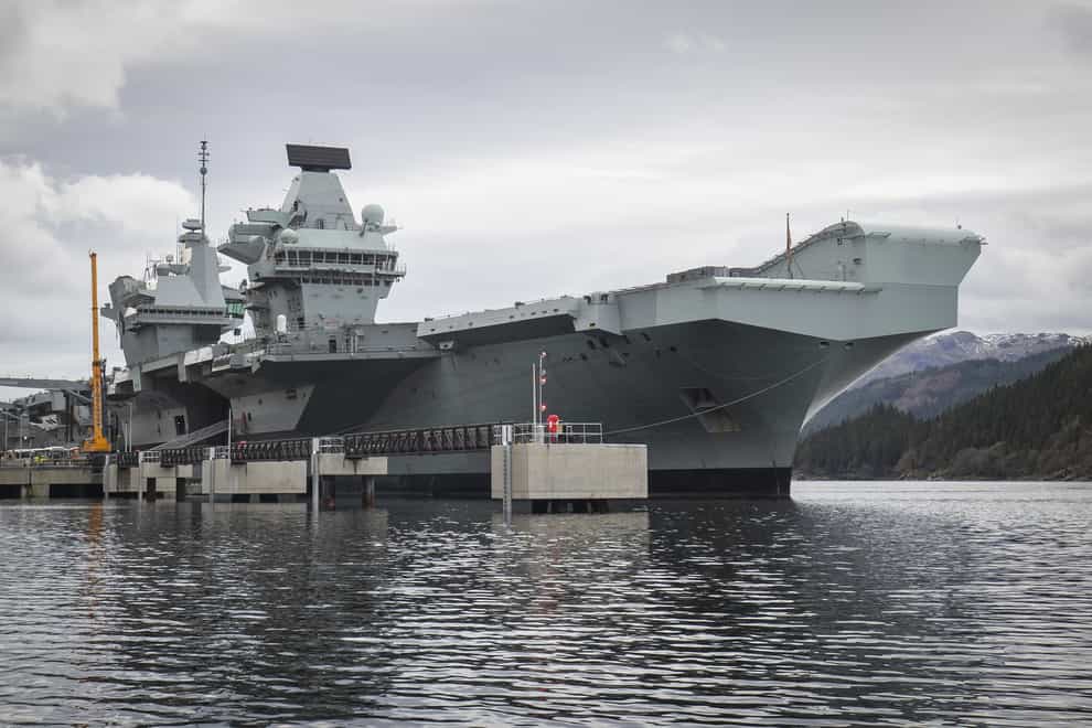 HMS Queen Elizabeth carrier strike