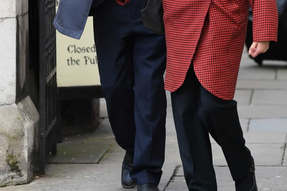 Jeremy Corbyn and his wife Laura Alvarez
