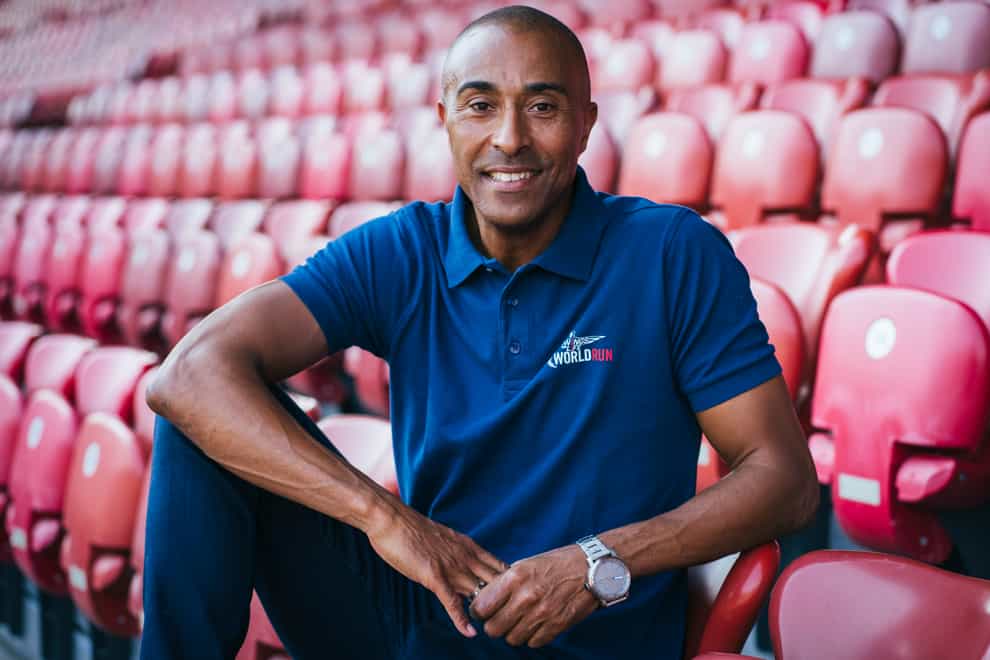 Wing for Life ambassador, Colin Jackson (Wings for Life/PA)