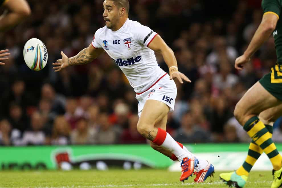Rangi Chase in action for England