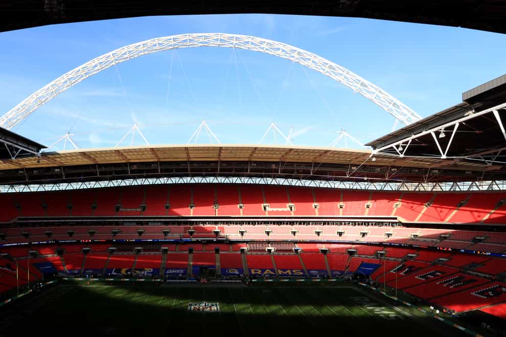 A general view of Wembley Stadium.