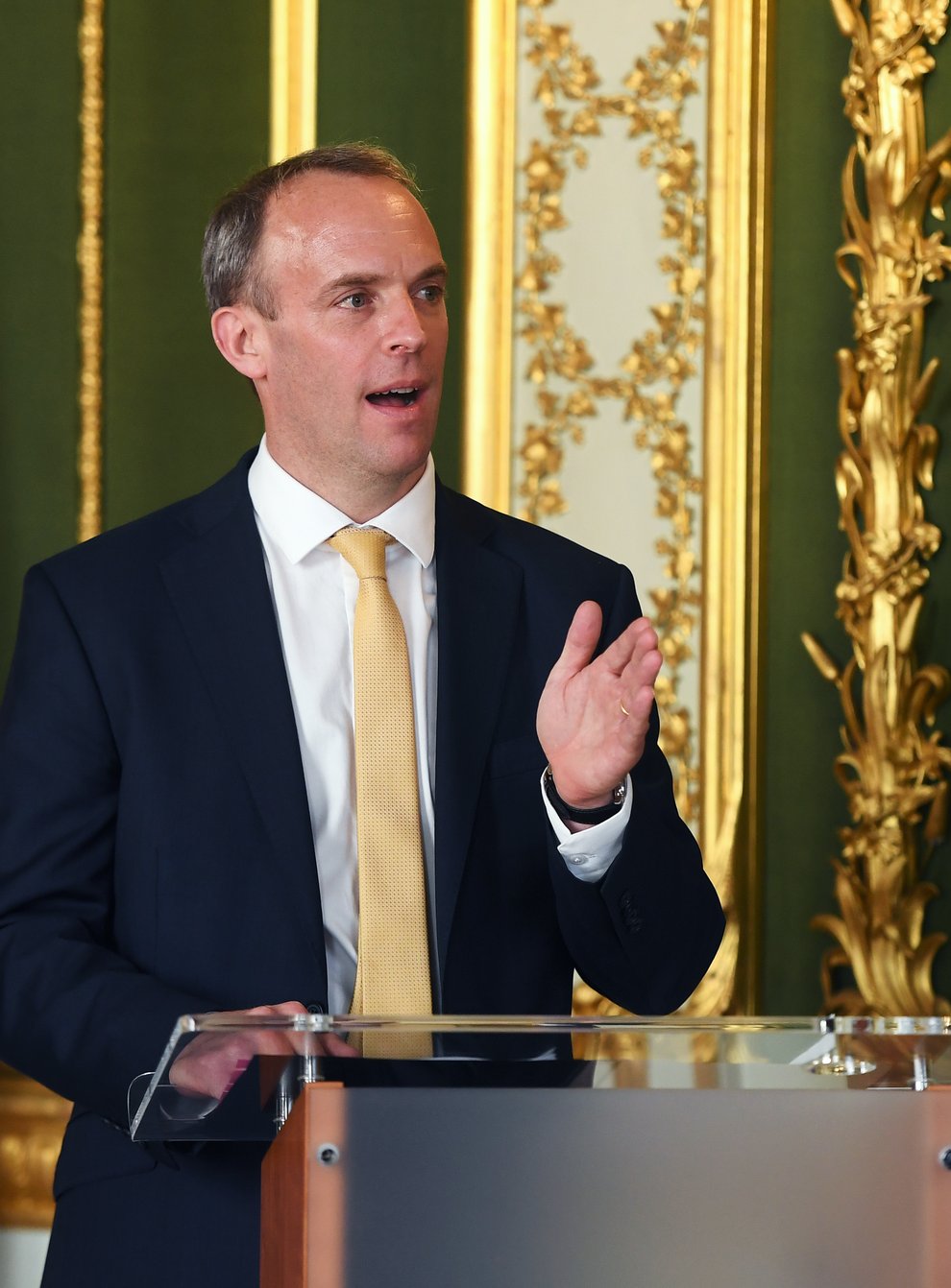 Foreign Secretary Dominic Raab said most countries were trading with China as he defended the UK's changing foreign policy direction (Peter Summers/PA)
