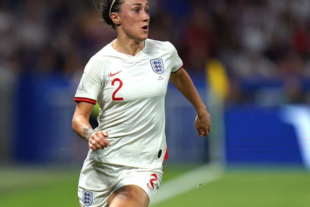 Lucy Bronze in action for England