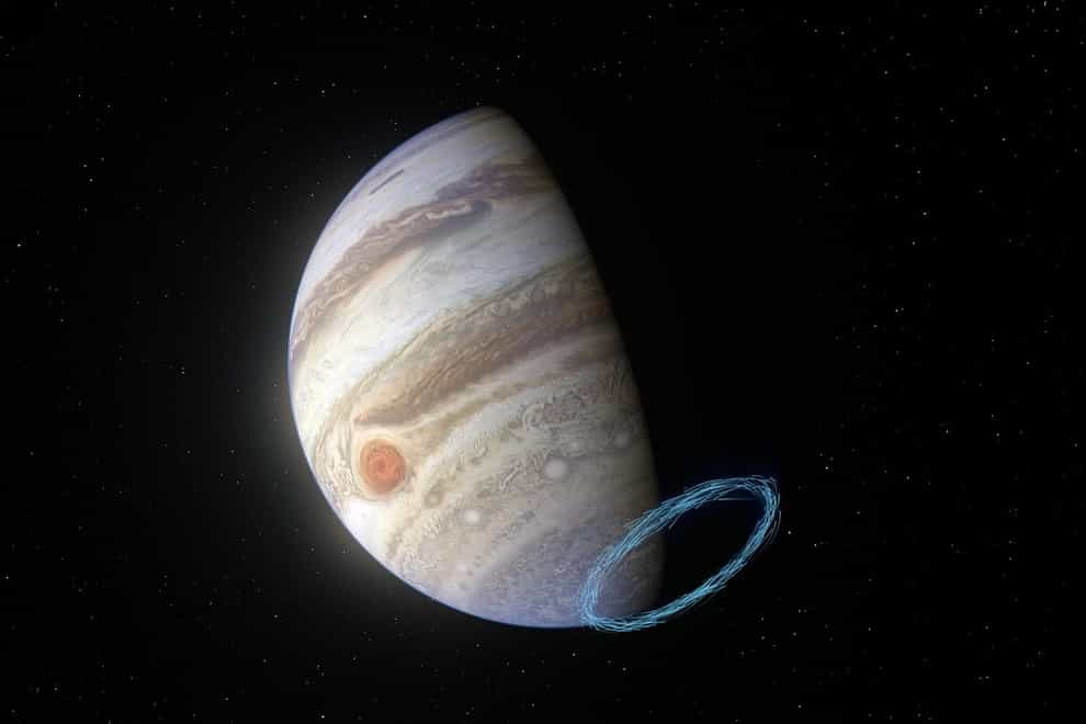 Jupiter's vortex has been described as a 'unique meteorological beast' (ESO/L Calçada & Nasa/JPL-Caltech/SwRI/MSSS/PA)