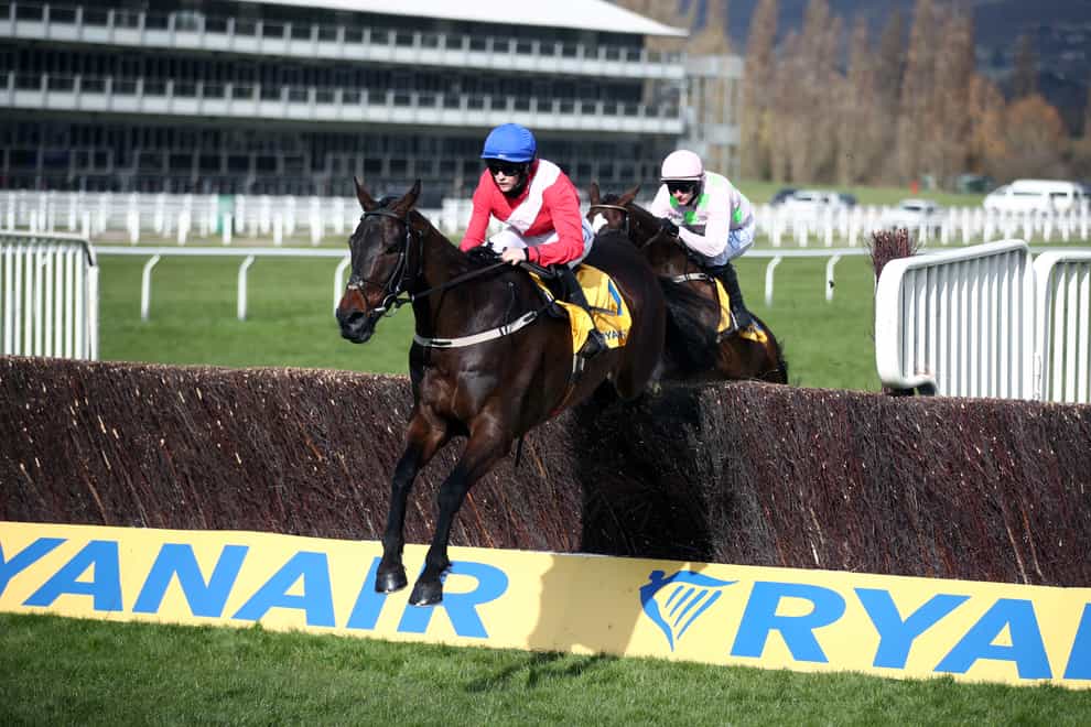 Allaho led all the way to run out an emphatic winner of the Ryanair Chase at Cheltenham