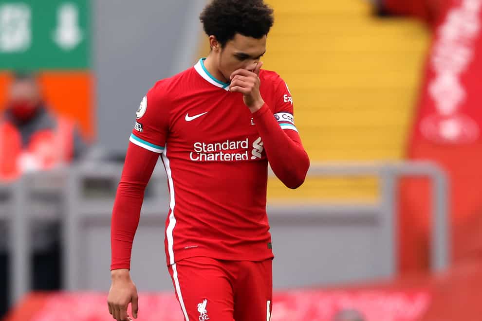 Liverpool’s Trent Alexander-Arnold has been left out of the England squad