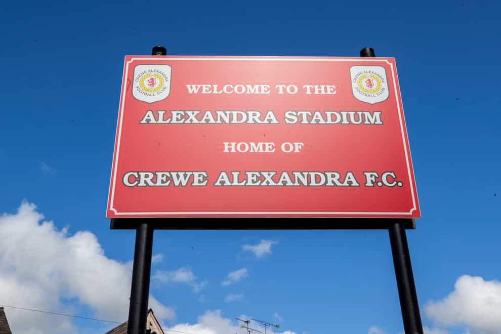 A general view of The Alexandra Stadium in Crewe
