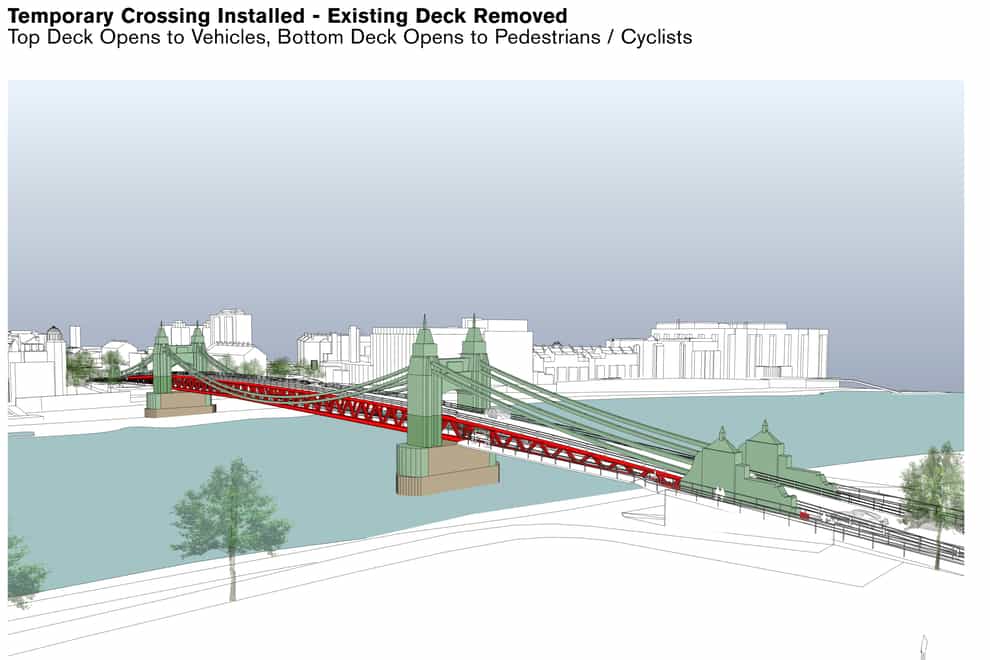 Hammersmith Bridge plans