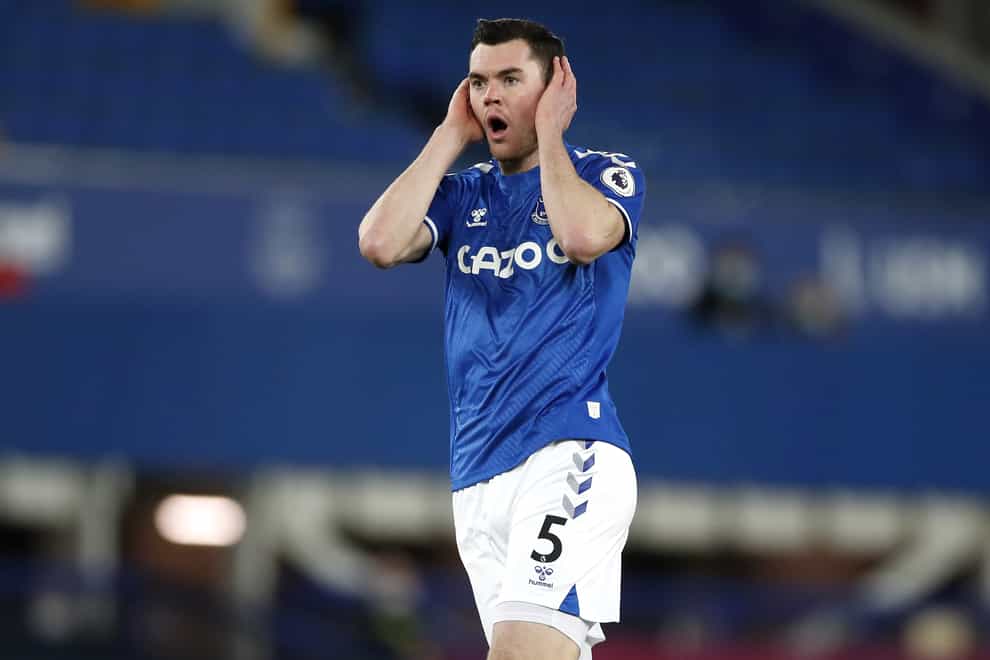 Everton defender Michael Keane was a surprise omission from Gareth Southgate's England squad
