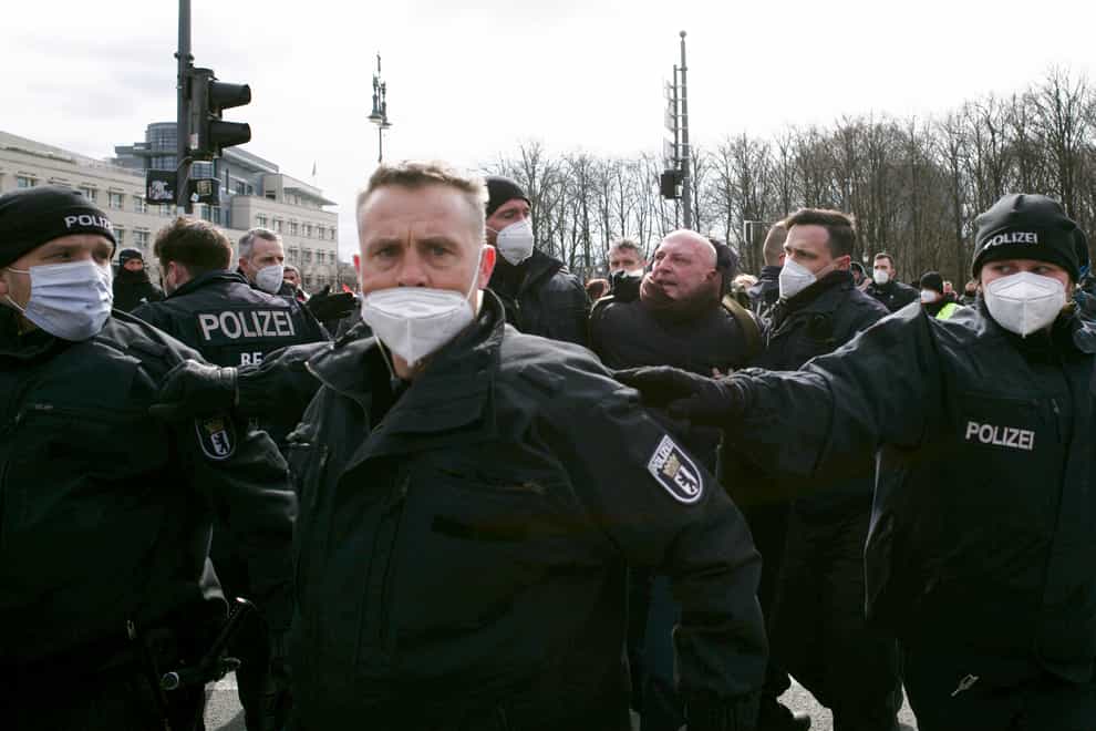 A demonstration in Germany