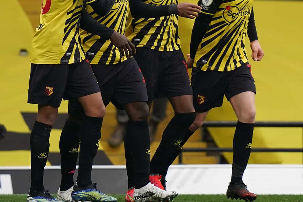 Watford celebrated a fifth straight win