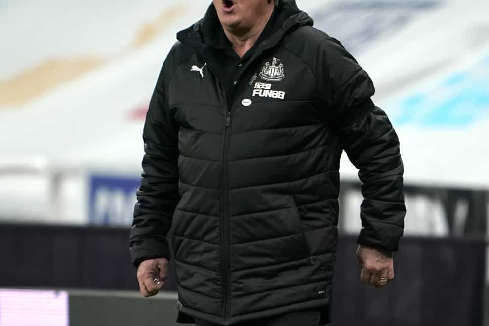 Steve Bruce has been in charge at Newcastle since the summer of 2019 (Owen Humphreys/PA).