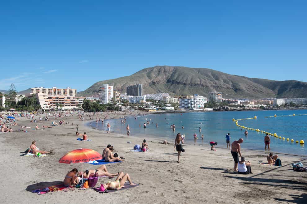 Playa de los Cristianos in Tenerife