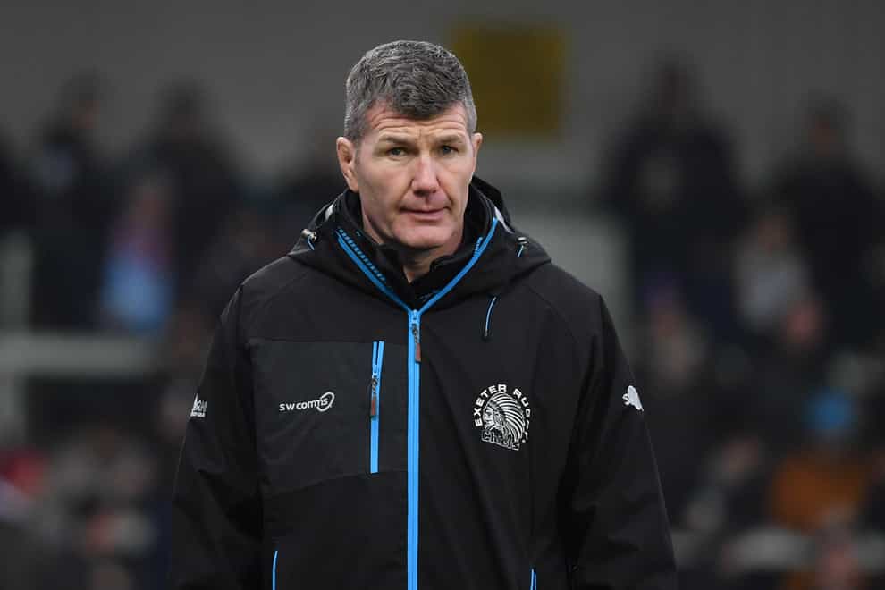 Rob Baxter says he is happy at Exeter