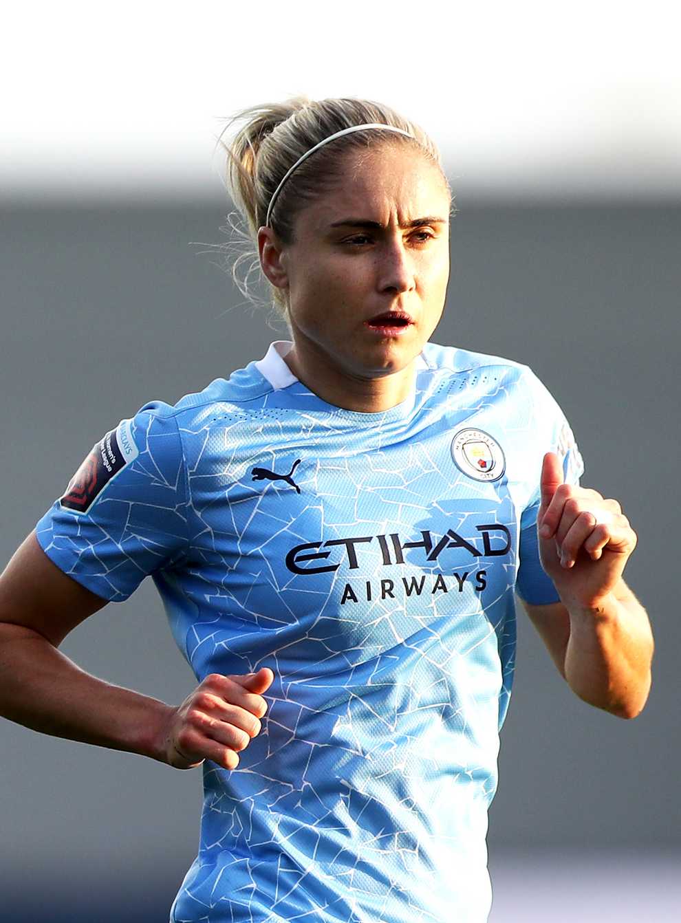 Manchester City captain Steph Houghton is sidelined by an Achilles problem
