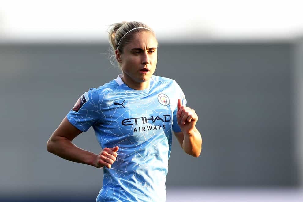 Manchester City captain Steph Houghton is sidelined by an Achilles problem