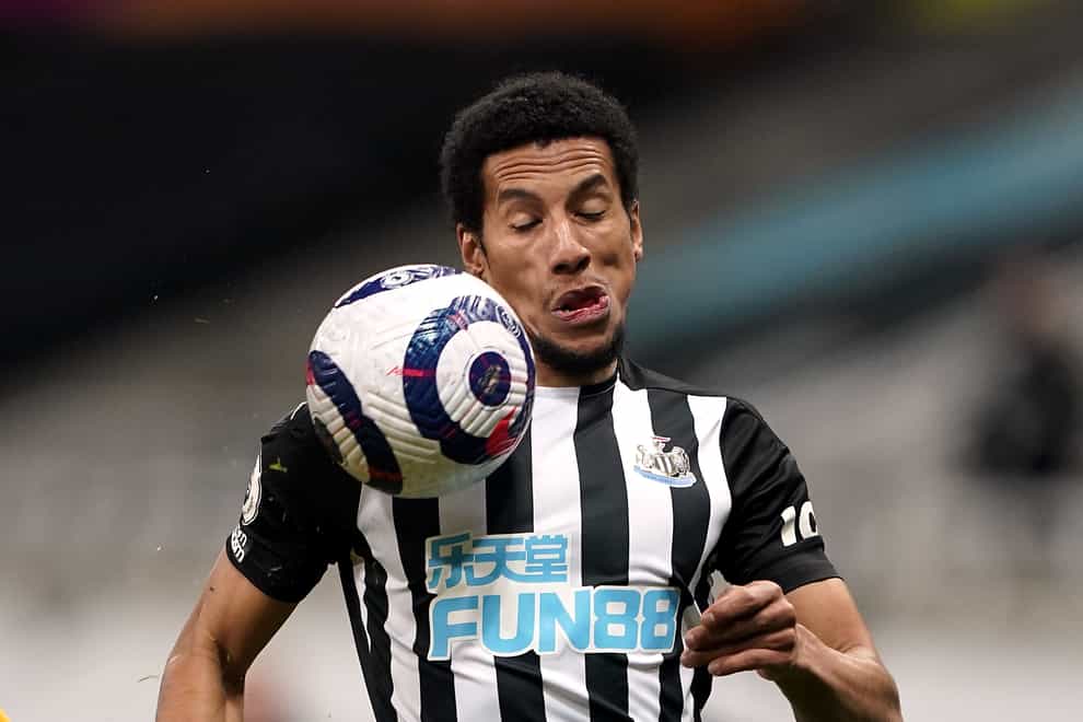 Isaac Hayden in action for Newcastle