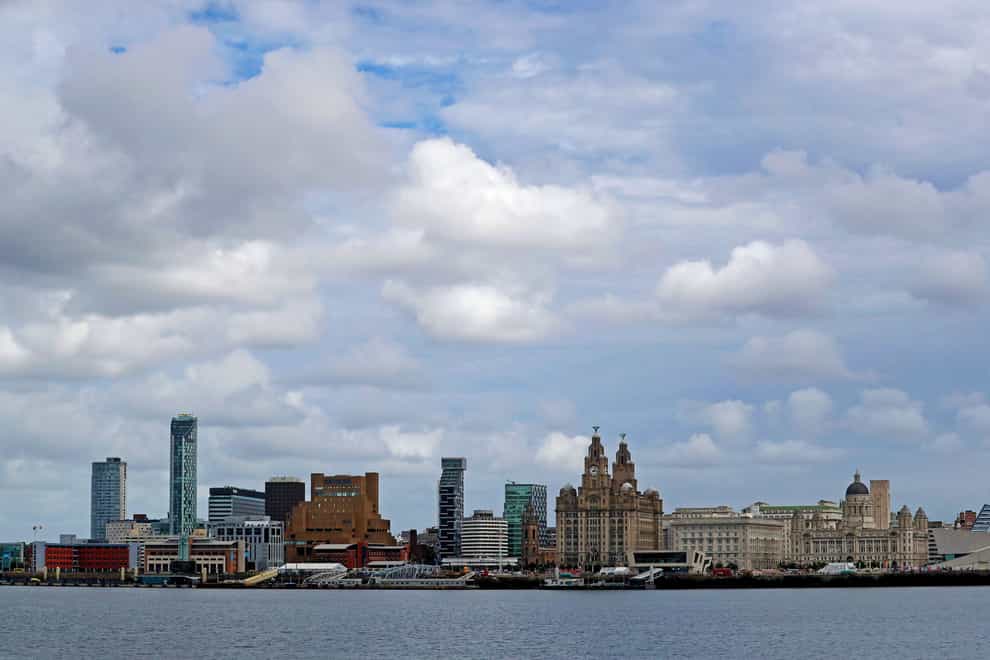 The River Mersey and Liverpool’s waterfront (Peter Byrne/PA)