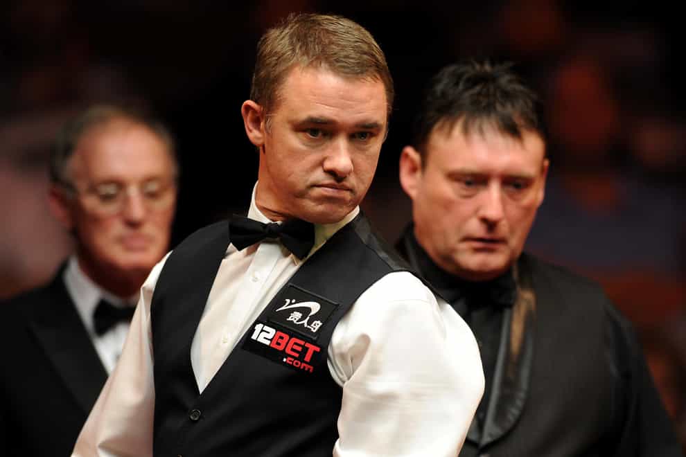 Jimmy White (right) and Stephen Hendry