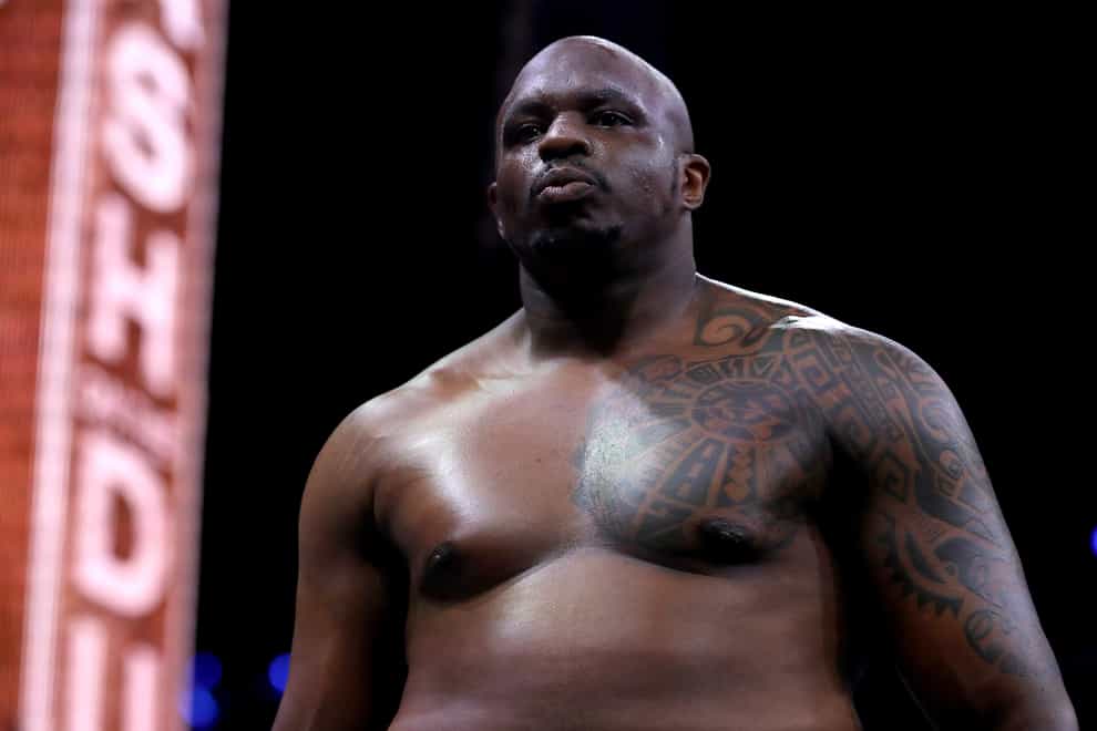 Dillian Whyte, pictured, is eyeing revenge against Alexander Povetkin this weekend (Nick Potts/PA)